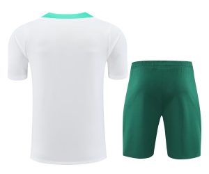 2024 Portugal Pre-match Training White Shirt+Shorts 1:1 Thai Quality