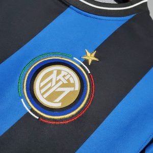 2009/2010 Retro Internazionale Milan Home UEFA Champions League Edition Football Jersey 1:1 Thai Quality