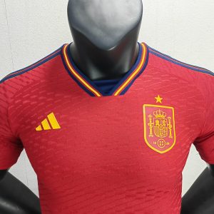 2022 FIFA World Cup Player Version Spain Home Soccer Shirt