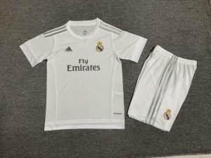 2015/2016 Retro Kids Size Real Madrid Home Soccer Jersey