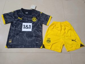 2023/2024 Kids Size Dortmund Away Football Shirt