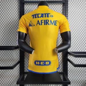 2023/2024  Player Version Tigres Home Football Shirt 1:1 Thai Quality