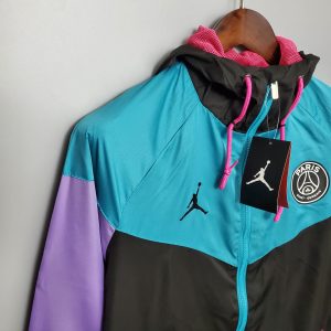 2021 Windbreaker Psg Paris Saint-Germain Black-Blue-Purple