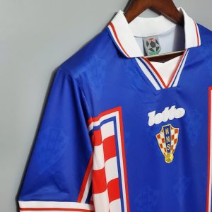 1998 Retro FIFA World Cup Croatia Away Soccer Shirt 1:1 Thai Quality