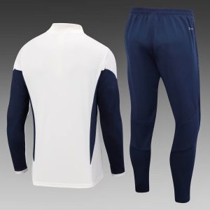 2023 Italy Half-Pull Training Suit Off-White Soccer Shirt