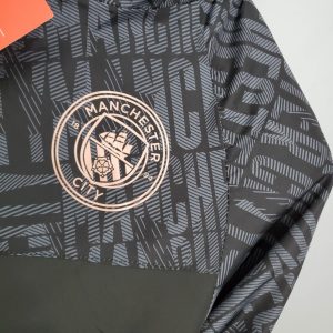 2021/2022 Manchester City Jersey Windbreaker Black