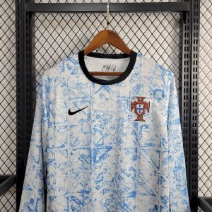 2024 Long Sleeves Portugal Away Soccer Jersey