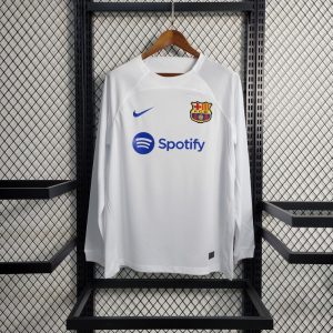 2023/2024 Long Sleeve Barcelona Away Football Shirt 1:1 Thai Quality