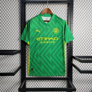 2023/2024 Manchester City Goalkeeper Green Football Shirt 1:1 Thai Quality