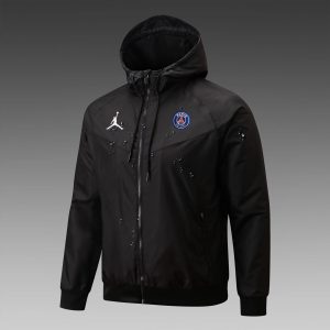 2024/2025 PSG Windbreaker Black Jersey 1:1 Thai Quality