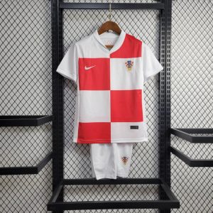 2024 Kids Size Croatia National Team Home Football Shirt 1:1 Thai Quality