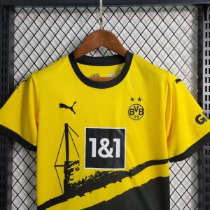 2023/2024  Kids Size Dortmund Home Football Shirt