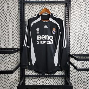 2006/2007 Retro Long Sleeve Real Madrid Away Football Shirt