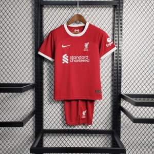 2023/2024 Kids Size Liverpool Home Soccer Jersey 1:1 Thai Quality