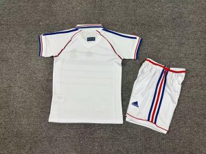 1998 Retro Kids Size France Away Football Shirt