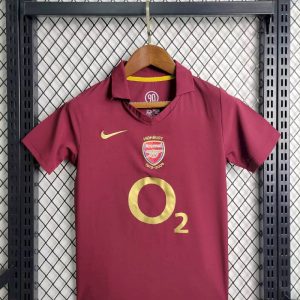 2005/2006 Retro Kids Size Arsenal Home Football Shirt 1:1 Thai Quality