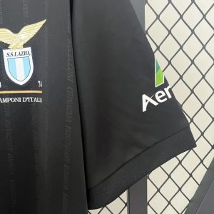 2024/2025 Lazio 50th Anniversary Edition Black Soccer Jersey 1:1 Thai Quality