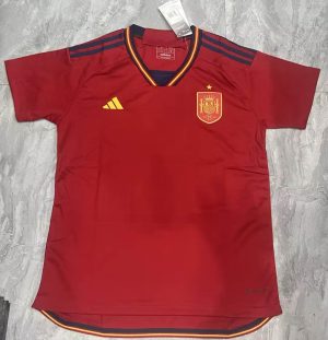 2022 FIFA World Cup Spain Home Soccer Shirt