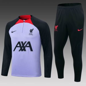 2022/2023 Liverpool Half-Pull Training Suit Purple Jersey 1:1 Thai Quality