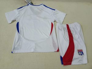 2024/2025 Kids Size Lyon Home Football Shirt 1:1 Thai Quality