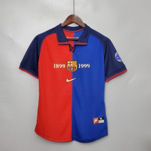 Retro Barcelona 100th Anniversary Version Football Shirt Home 1:1 Thai Quality