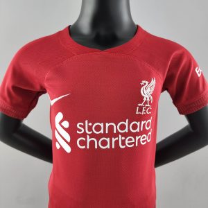 Kids Size 2022/2023 Liverpool Soccer Jersey 1:1 Thai Quality Home