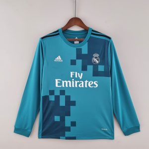 2017/2018 Retro Long Sleeve Real Madrid Third Away