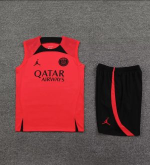 2023/2024 Psg Paris Saint-Germain pre-match training Pink Jersey+Shorts 1:1 Thai Quality