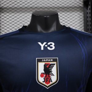 2024 Long Sleeve Player Version Japan Special Edition Y-3 Blue Cloud Football Jersey