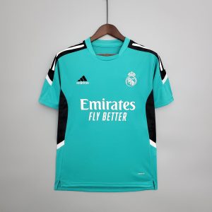 2021/2022 Real Madrid Training Wear Football Shirt Green