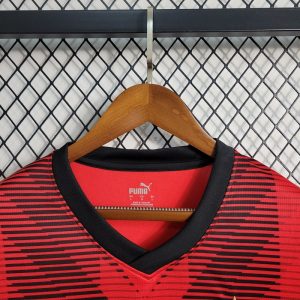 2023/2024 Long Sleeve AC Milan Home Soccer Jersey 1:1 Thai Quality