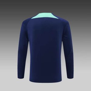 2022/2023 Internazionale Milan Half-Pull Training Suit Royal Blue Football Jersey 1:1  Thai Quality