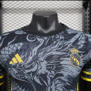 2024/2025 Player Version Real Madrid Special Edition Black Dragon Football Shirt 1:1 Thai Quality