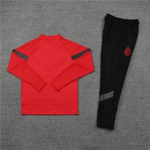 2022/2023 AC Milan Half-Pull Training Suit Red Soccer Jersey 1:1 Thai Quality