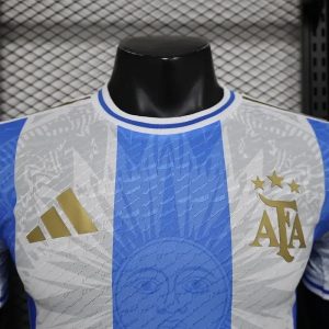 2024 Player Version Argentina Special Edition Blue-White Football Shirt 1:1 Thai Quality