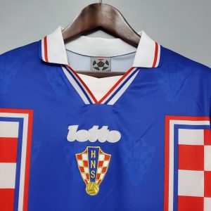 1998 Retro FIFA World Cup Croatia Away Soccer Shirt 1:1 Thai Quality