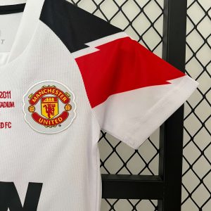 2010/2011 Retro Kids Size Manchester United Away Football Shirt 1:1 Thai Quality