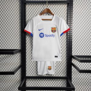 2023/2024 Kids Size  Barcelona Away Football Shirt 1:1 Thai Quality