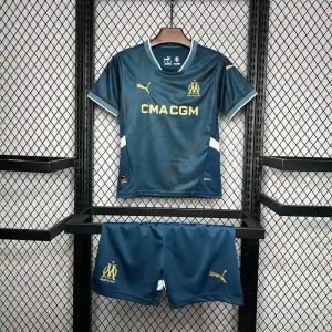 2024/2025 Kids Size Olympique de Marseille Home Football Jersey 1:1 Thai Quality