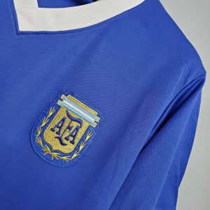 1986 Retro Argentina National Team Away Jersey