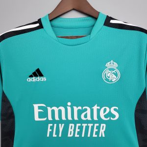 2021/2022 Real Madrid Training Wear Football Shirt Green