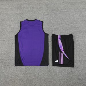 2024 Germany pre-match training Purple Jersey+Shorts 1:1 Thai Quality