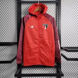 2023/2024 São Paulo Windbreaker Red Football Jersey