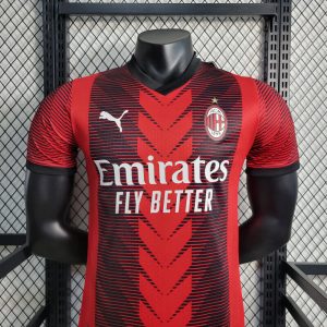 2023/2024 Player Version AC Milan Home Football Shirt 1:1 Thai Quality