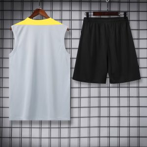 2024/2025 Liverpool Pre-match Training Grey Jersey+Shorts  1:1 Thai Quality