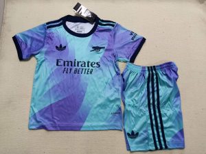 2024/2025 Kids Size Arsenal Third Away Soccer Jersey 1:1 Thai Quality