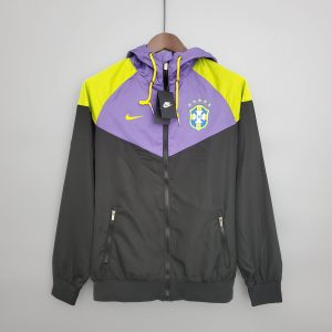 Brazil National Team Windbreaker Purple-Black