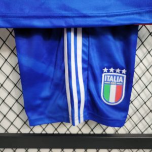 2023 Italy Home Soccer Shirt Kids Size