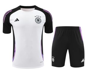 2024 Germany pre-match training White Shirt+Shorts 1:1 Thai Quality