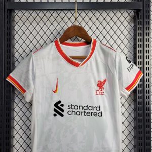 2024/2025 Kids Size Liverpool Third Away Soccer Jersey 1:1 Thai Quality